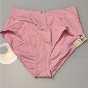 NWT Aerie Cross-Over High Waisted Bikini Bottoms